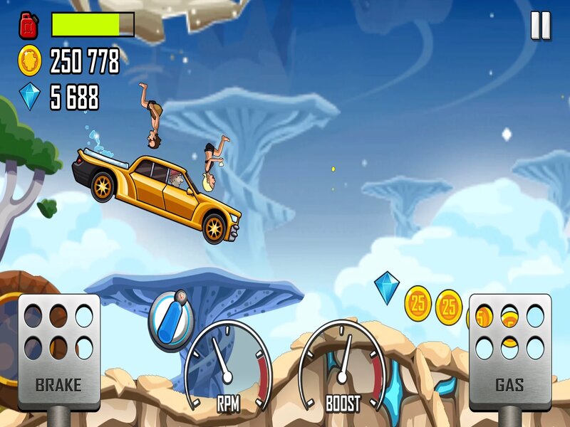 Chinh phục những thử thách khó nhằn trong Hack Hill Climb Racing 2