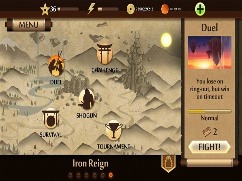 Tải Shadow Fight 2 Mod Apk (Vô Hạn Tiền, Max Level) v2.41.7 5 Khám phá toàn bộ bản đồ trong Shadow Fight 2 Mod Vô Hạn Tiền Max Level