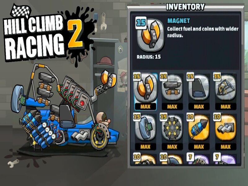 Những tính năng mod trong Hack Hill Climb Racing 2