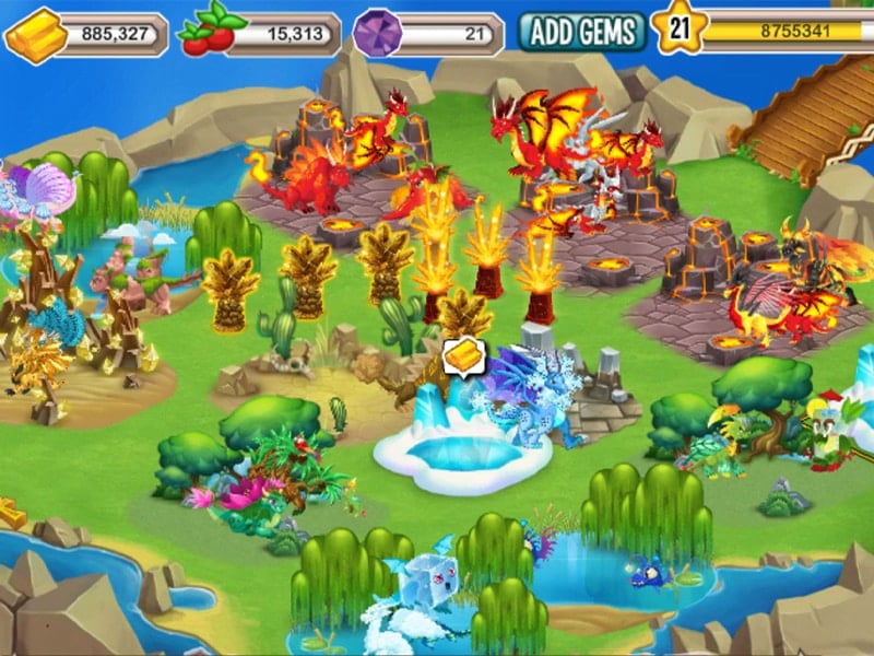 Các tính năng chỉ có tại Hack Dragon City