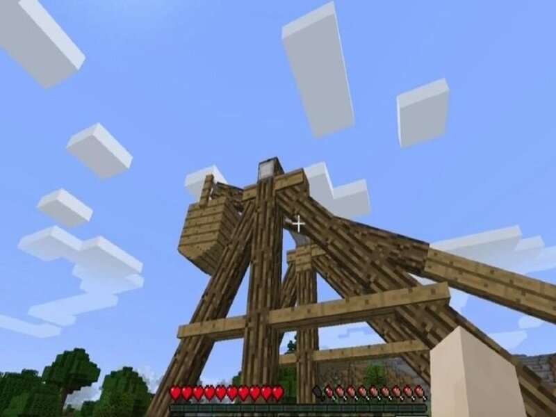 Mod Minecraft Thời Trung Cổ đem đến Trebuchet