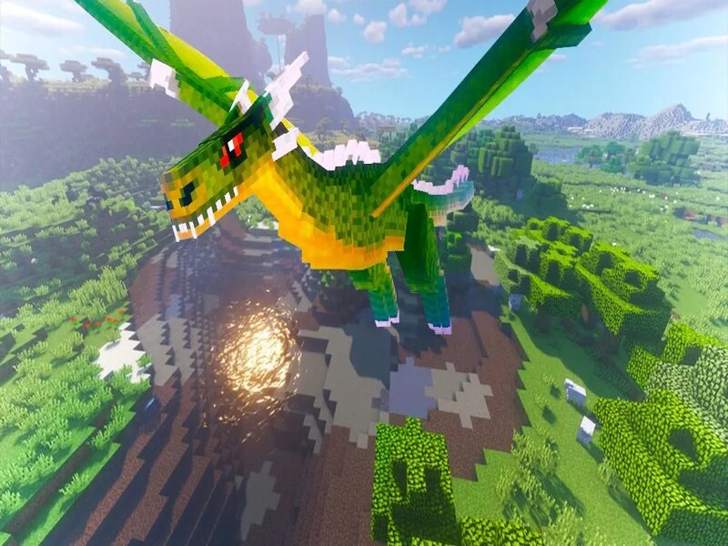 Sinh vật rồng thần thoại trong mod RLCraft cho MCPE