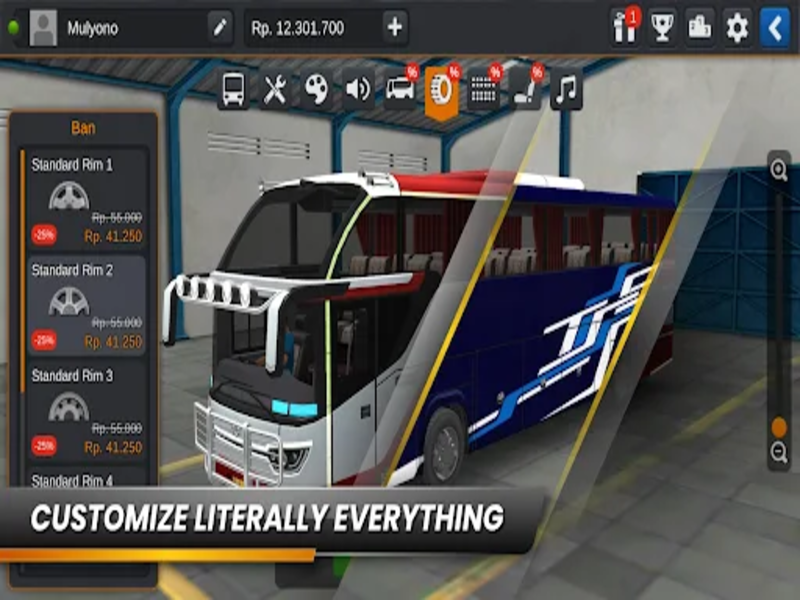 Tính năng vô hạn tiền Hack Bus Simulator Indonesia