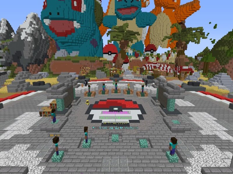 Xây dựng thế giới Pokemon của riêng bạn trong Mod PIXELMON for MCPE