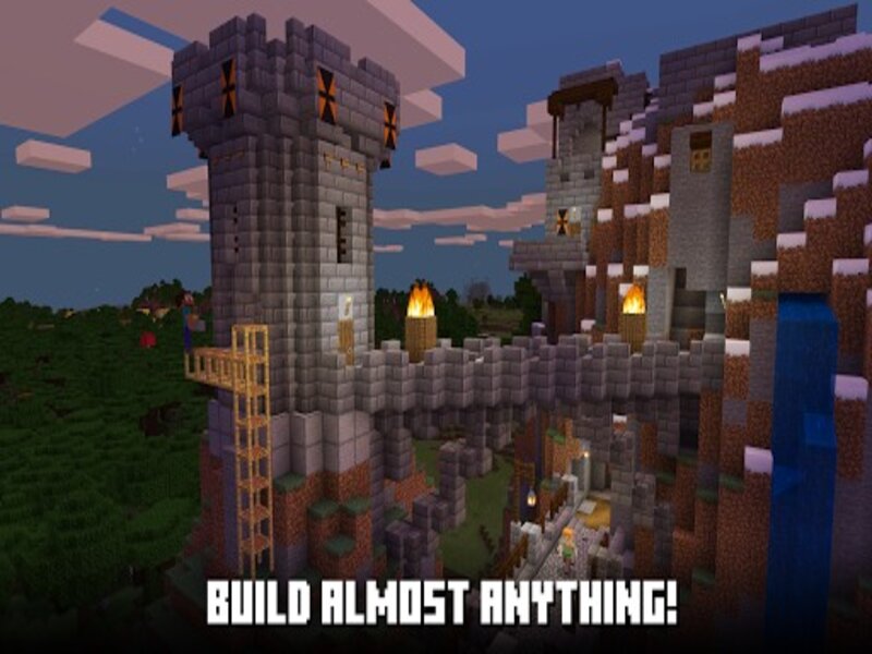 Xây dựng tường thành và lâu đài đúng chất Trung Cổ trong Mod Trung Cổ Minecraft
