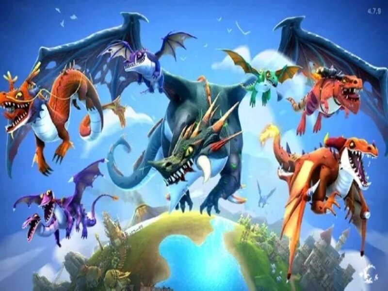 Tính Năng Mở Khóa Tất Cả Rồng Của Hack Hungry Dragon