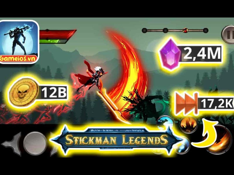 Các Tính Năng Của Phiên Bản Hack Stickman Legends