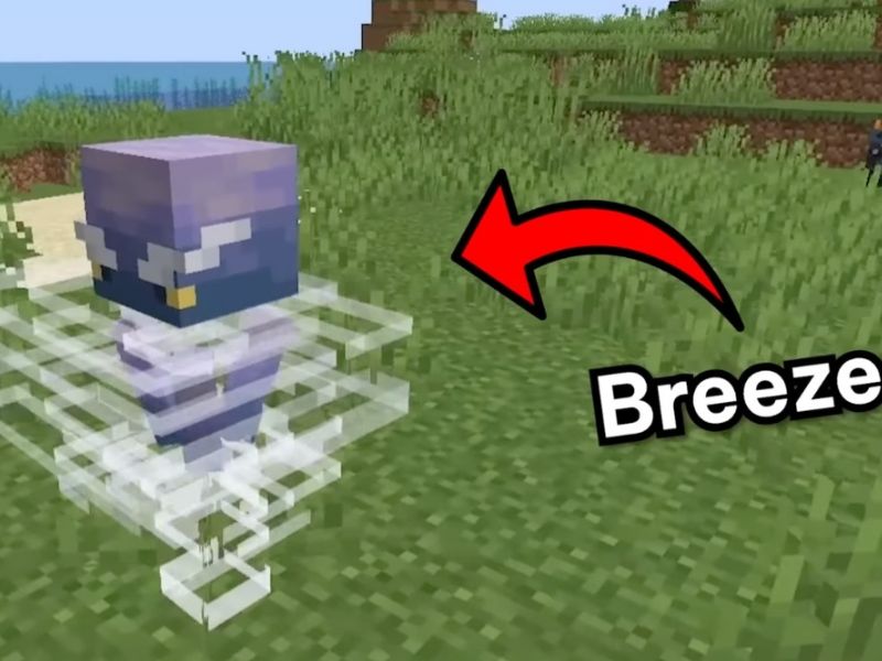 Minecraft 1.21.1 Hạ gục Breeze để sở hữu vũ khí gió Wind Charge mạnh mẽ