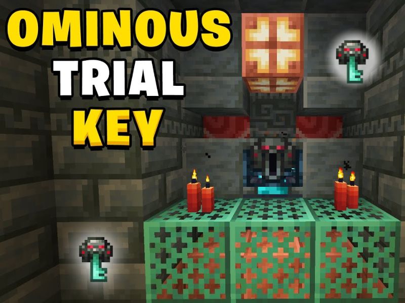 Minecraft 1.21.1 Muốn mở được Ominous Vault, người chơi phải có chìa khóa đặc biệt