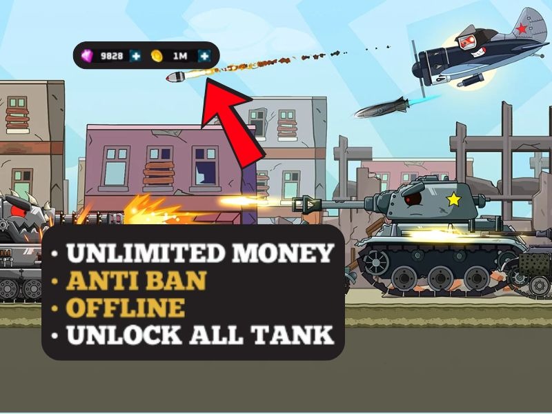 Tải Hack Tank Arena Steel Battle (Vô Hạn Tiền, Kim Cương) v2.1.0 3 Khám Phá Tính Năng MOD Của Bản Hack Tank Arena Steel Battle