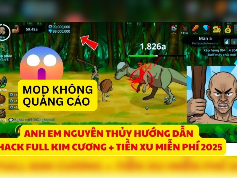 Tải Hack Anh Em Nguyên Thủy (Vô Hạn Tiền, Gỡ Quảng Cáo) v3.18 3 Hack Anh Em Nguyên Thủy Mod Apk Mang Lại Trải Nghiệm Gì Cho Người Chơi?