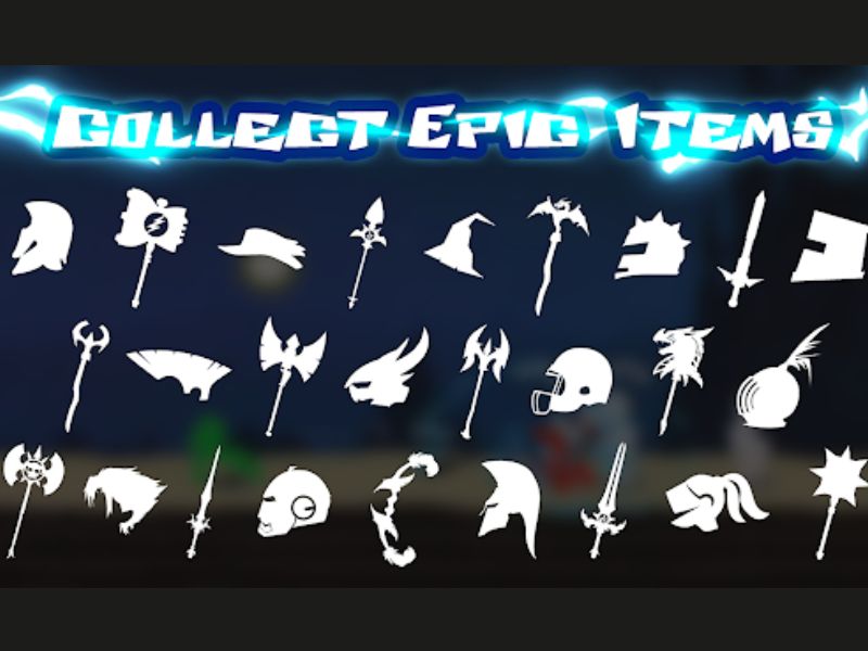 Tải Hack Stickman The Flash Mod Apk (Menu, Full Tiền) v1.78.23 3 Hack Stickman The Flash Thu thập nhiều loại vũ khí