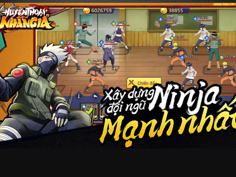 Huyền Thoại Nhẫn Giả Thu thập và chiêu mộ các Ninja nổi tiếng 