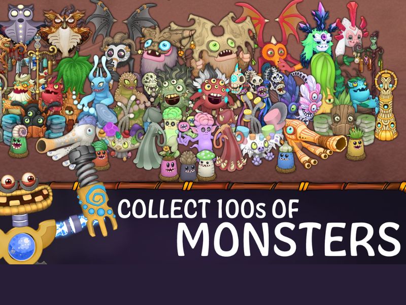 My Singing Monsters Thu thập và nâng cấp Monster để cải thiện chất lượng âm thanh