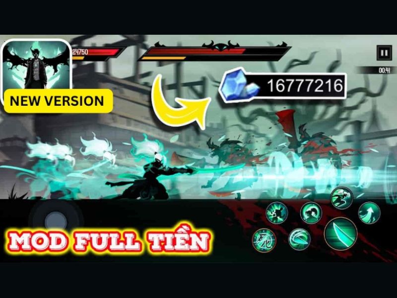 Tính Năng MOD Của Hack Shadow Knight