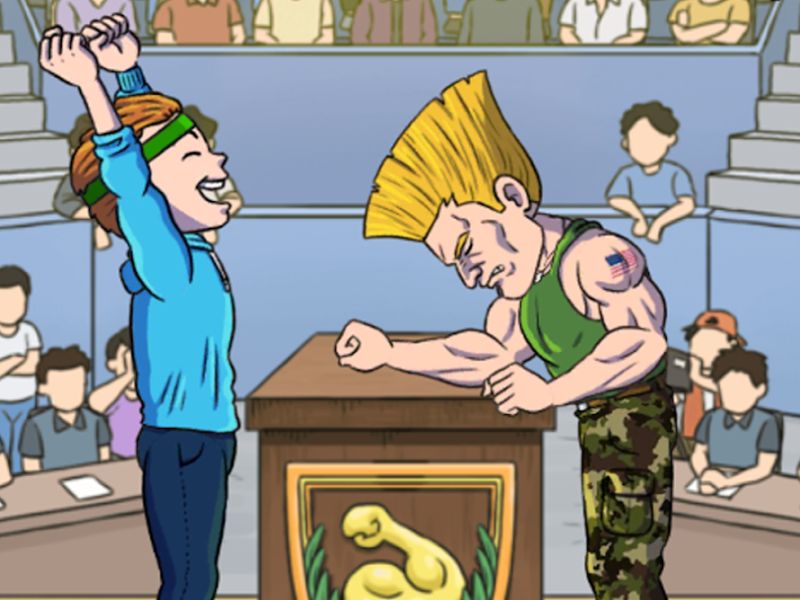 Tải Hack Arm Wrestling Clicker Mod Apk (Vô Hạn Tiền, No Ads) v1.5.3 2 Arm Wrestling Clicker Trở thành người mạnh nhất trong trò vật tay
