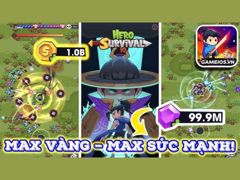 Các Tính Năng Phổ Biến Có Trong Hack Hero Survival IO Mod APK