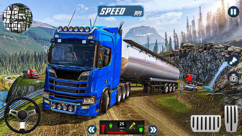 Mô phỏng lái xe tải chân thực trong Hack Truck Simulator Ultimate Mod APK