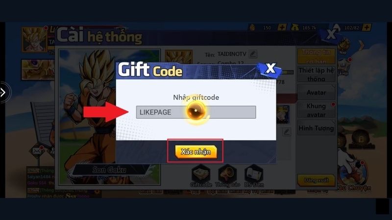 Tổng Hợp Code Combo Thức Tỉnh Huyền Thoại Mới Nhất 2026 – Nhận Quà Khủng 4 Bước 3: Nhập mã chính xác