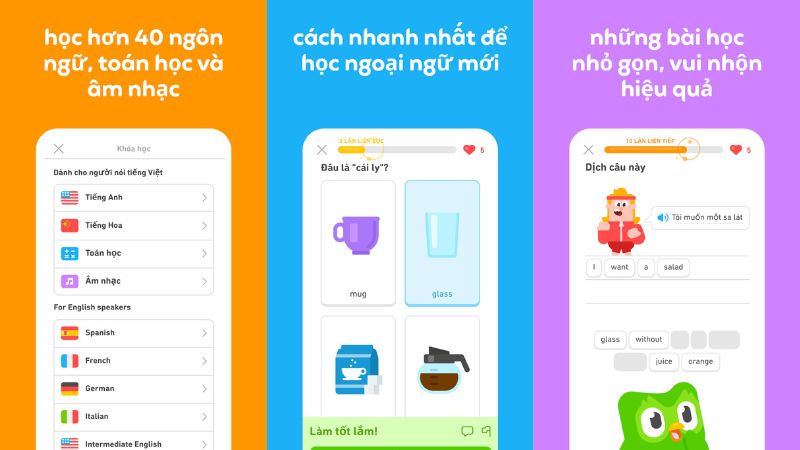 Tải Duolingo Apk v6.65.4 Bản Mới Nhất Miễn Phí Dành Cho Android 2 Duolingo Apk Nội Dung Trực Quan, Dễ Hiểu Cho Người Mới Bắt Đầu