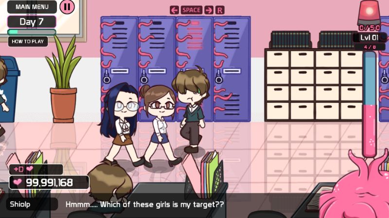 Quái Vật Xúc Tu Lovecraft Xuất Hiện Trong Trường Học Lovecraft Locker: Tentacle Lust 