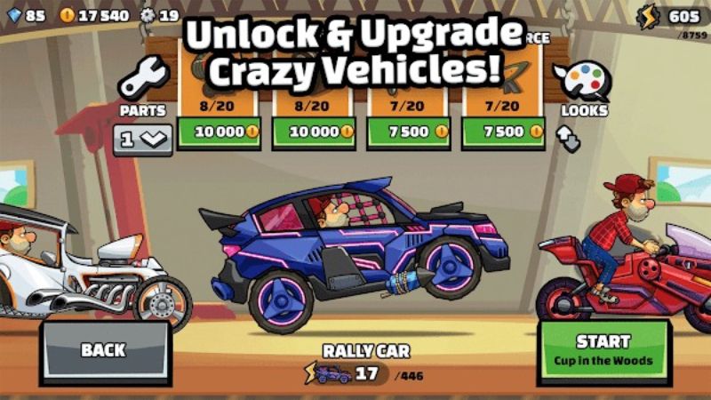 Tải Hill Climb Racing 2 v1.72.3 Miễn Phí Cho Android 2 Những Tính Năng Nổi Bật Trong Hill Climb Racing 2