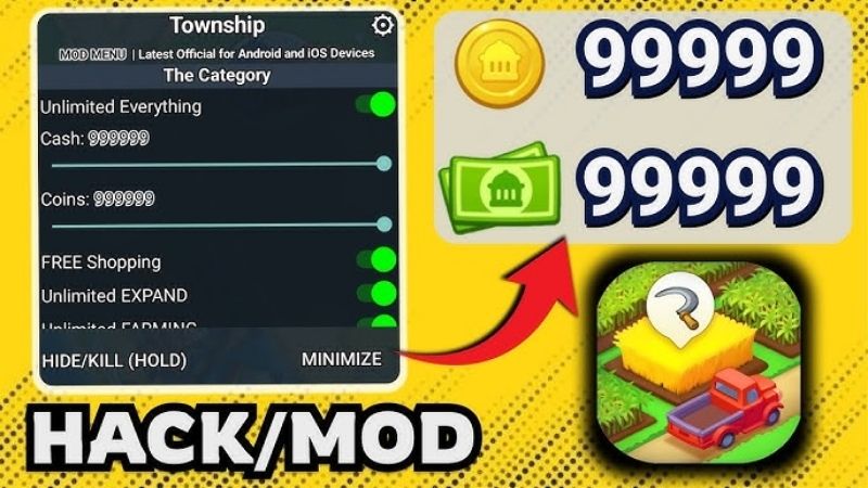 Các Đặc Quyền Nâng Cao Khi Sử Dụng Township MOD Vô Hạn Tiền 