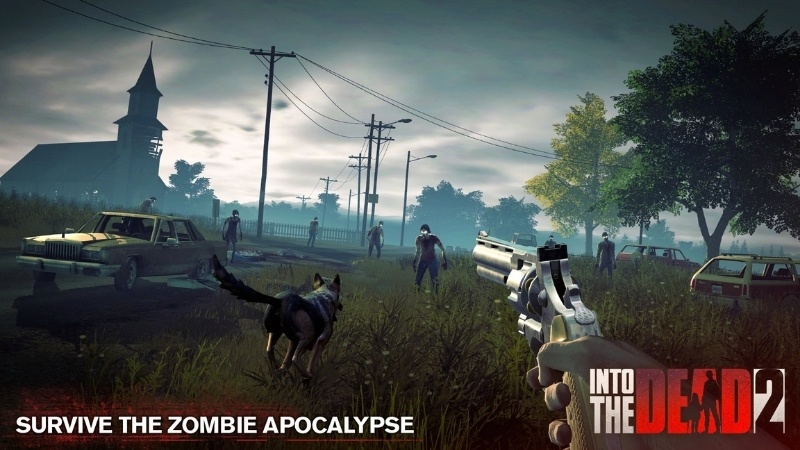Sử dụng vũ khí trong Into the Dead 2 mod apk