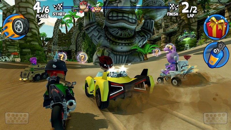 Giao diện nâng cấp xe trong Beach Buggy Racing 2 Hack