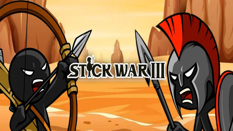 Tải Hack Stick War 3 (Mod Menu, Vô Hạn Tiền, Vàng) v2026.5.6960 1 Hack Stick War 3 với đội quân người que trên chiến trường